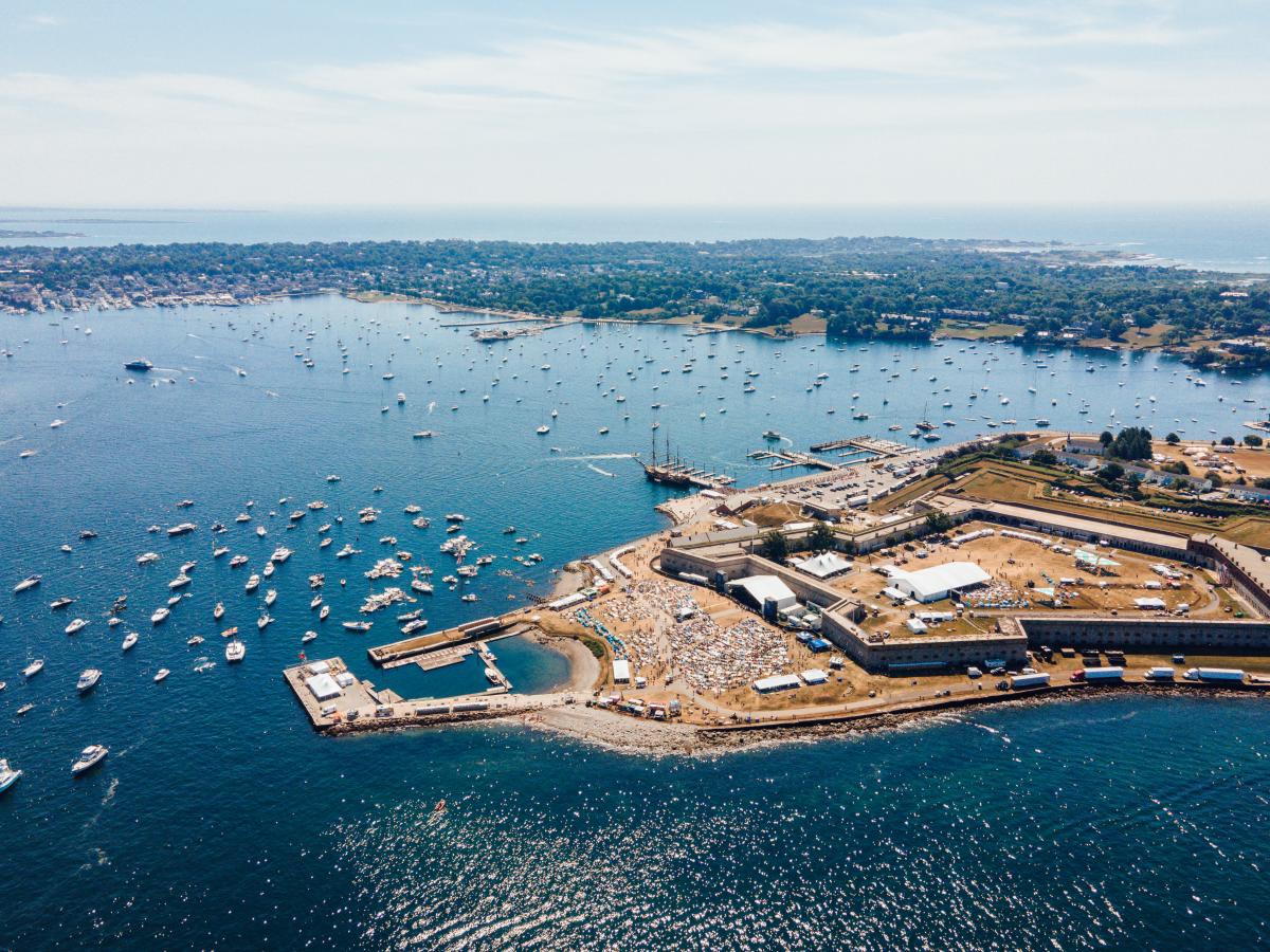Newport Folk Fest Aerial