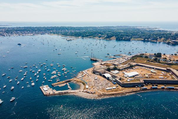 Newport Folk Fest Aerial