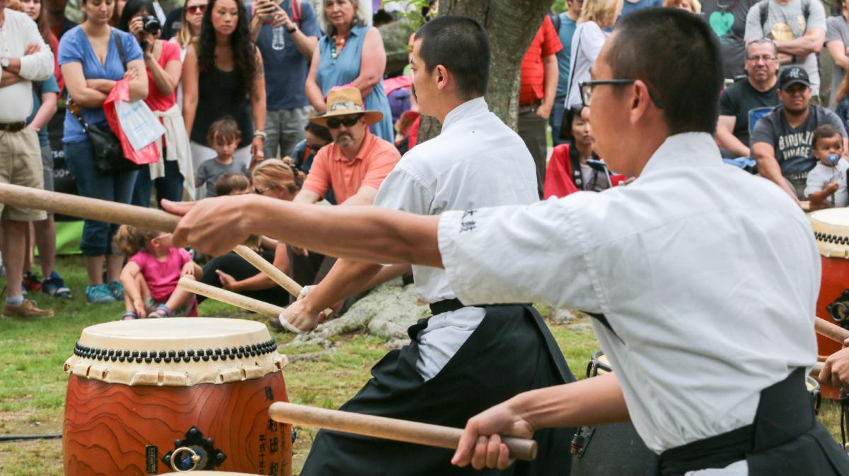 Japanese Drummers at Festival