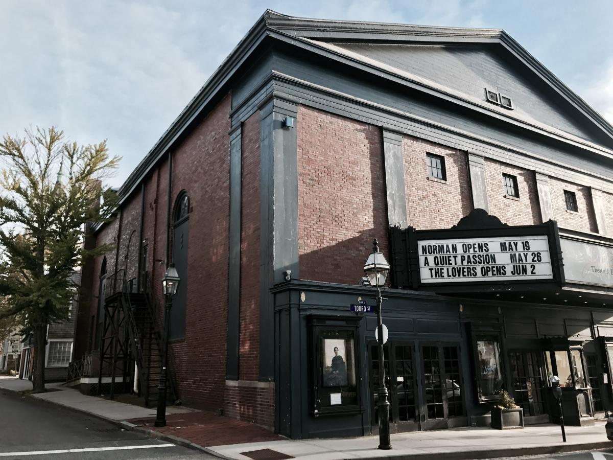 Front Entrance Of Jane Pickens Theater In Newport, RI