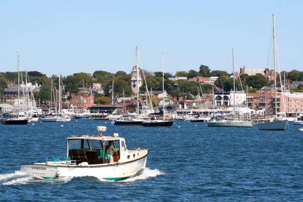 Newport Harbor Fishing Boat