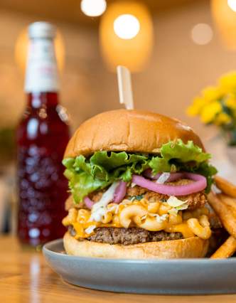 Best Plant-Based Burger Basil & Bunny Newport Burger Bender 2025