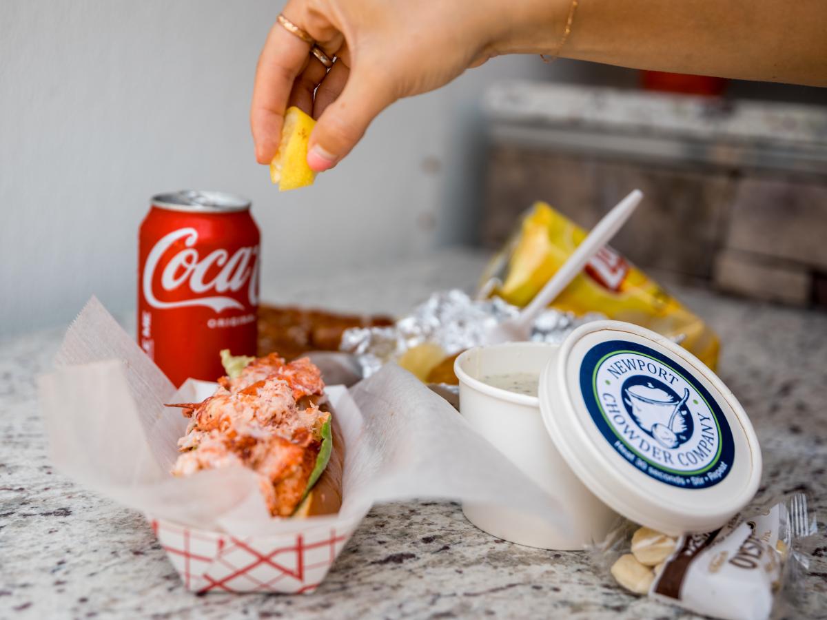 Lobster Roll Newport Chowder Co