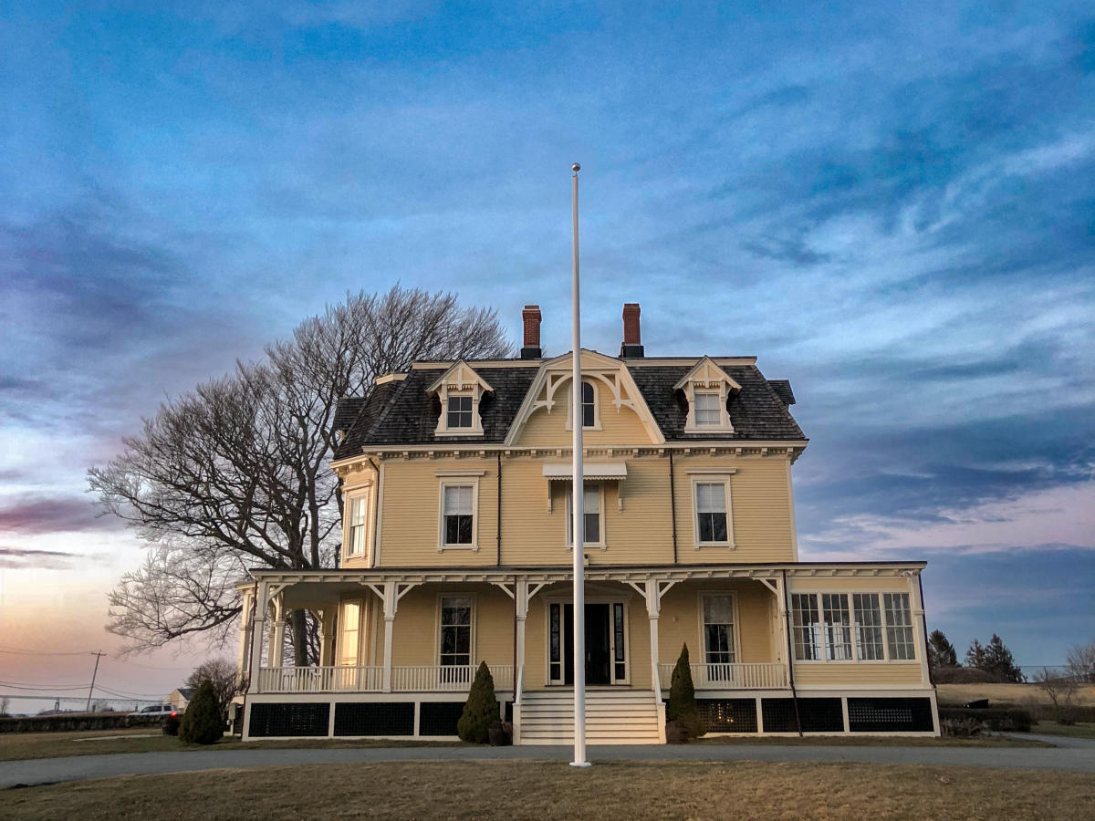 Eisenhower House Sunset
