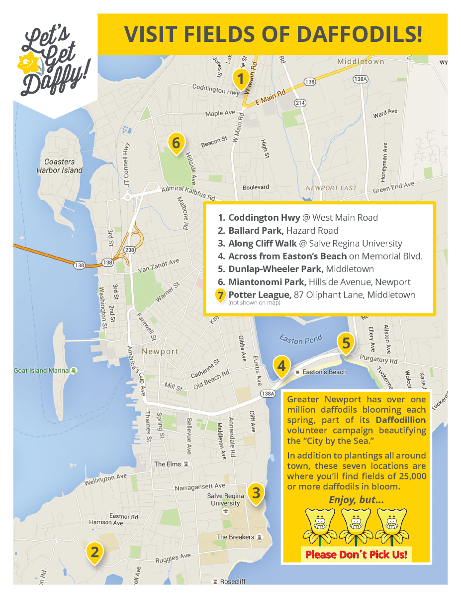 Daffodil Days Map